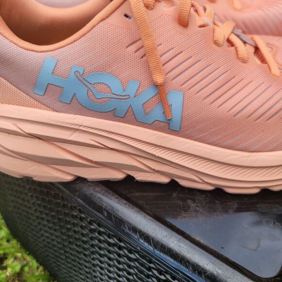Hoka Rincon 3 Orange/Blue Running Shoes Womens Size 8B - Picture 10 of 14